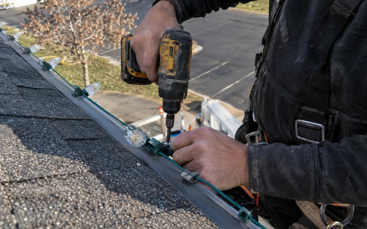 Commercial christmas light installation contractor